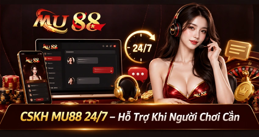 CSKH MU88 24/7 – Hỗ Trợ Khi Người Chơi Cần