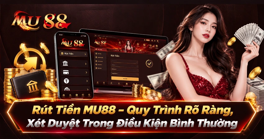 Rút Tiền MU88 – Quy Trình Rõ Ràng, Xét Duyệt Trong Điều Kiện Bình Thường