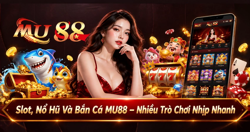 Slot, Nổ Hũ Và Bắn Cá MU88 – Nhiều Trò Chơi Nhịp Nhanh